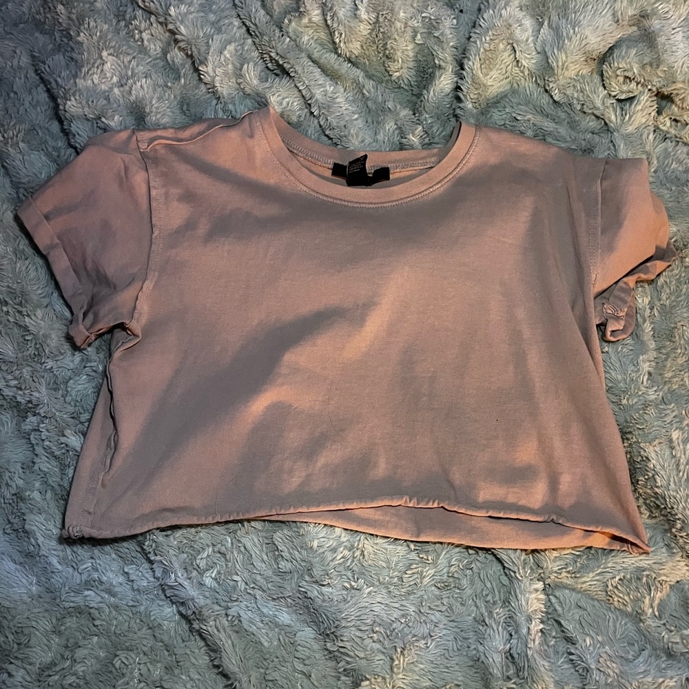 Forever 21 Dusty Pink Crop Top